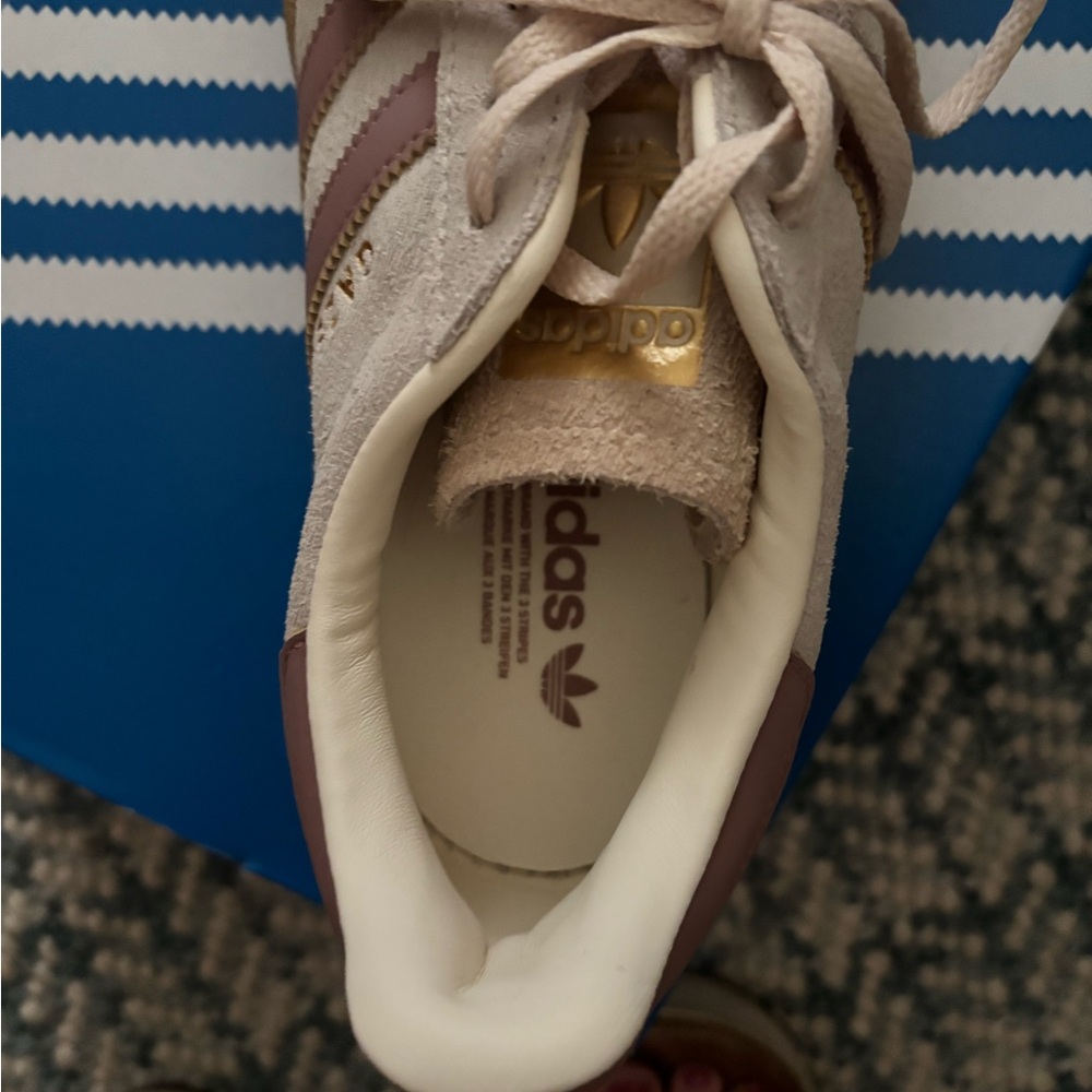 NWT and box Adidas Gazelle Bold Women’s 11 cream/clay - Picture 12 of 14